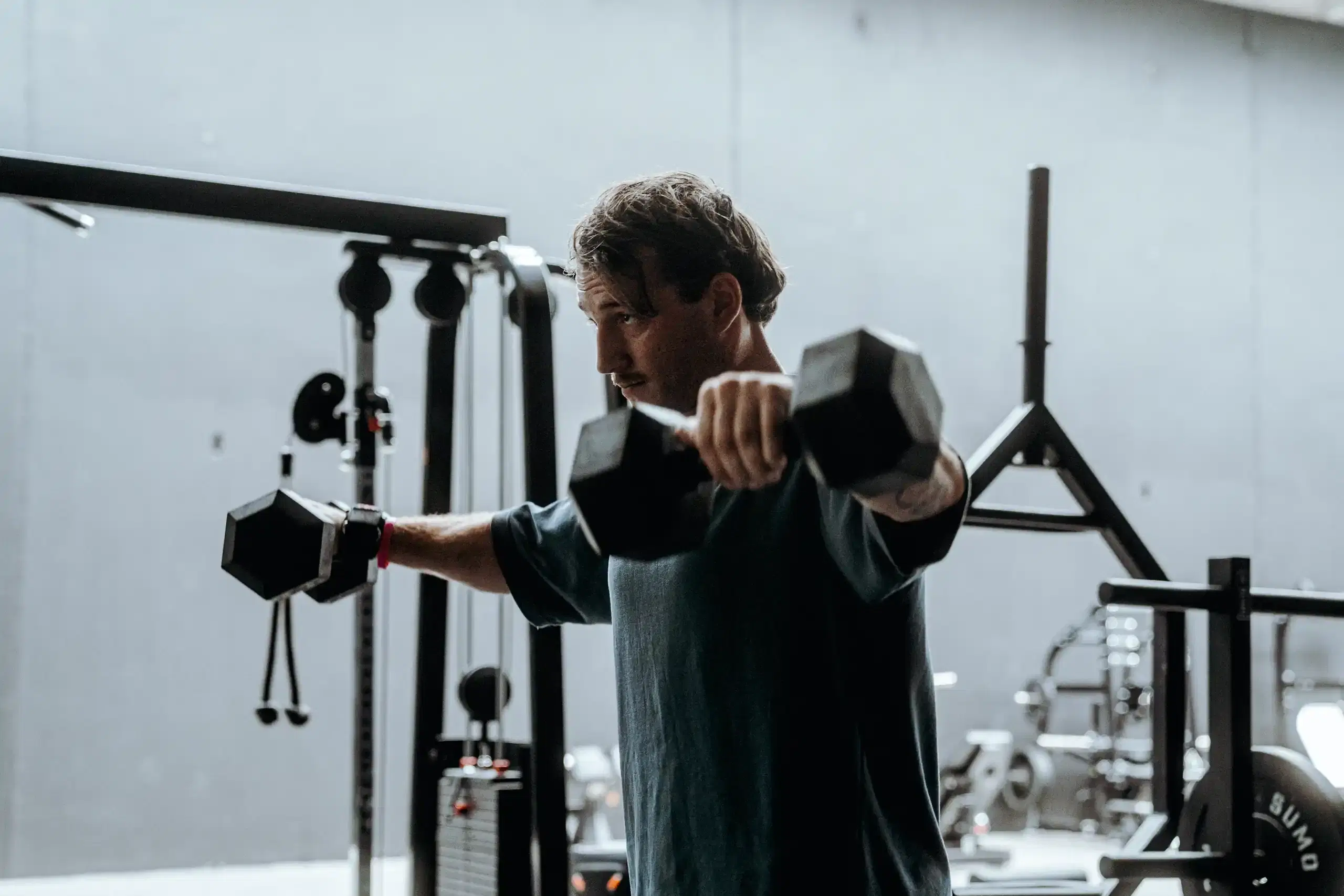 Strength training area Iron Jungle Bridgewater Tasmania